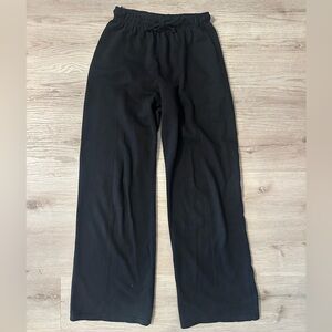 Zara wide leg lounge pants in Black size medium